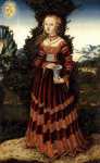 Портрет саксонской благородной женщины как Мария Магдалина